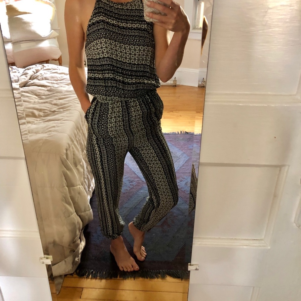 Black & White Romper